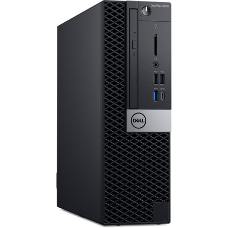 Dell Optiplex 5070 SFF (16GB, 512GB SSD, i5-9500 3.0GHz) Win11P, Black (Refurbished - Very Good)