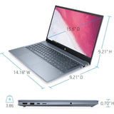 HP 15-EH1052WM 15.6" 16GB 512GB SSD AMD Ryzen™ 5 5500U with Radeon Graphics 2.1GHz, Horizon Blue (Refurbished - Very Good)