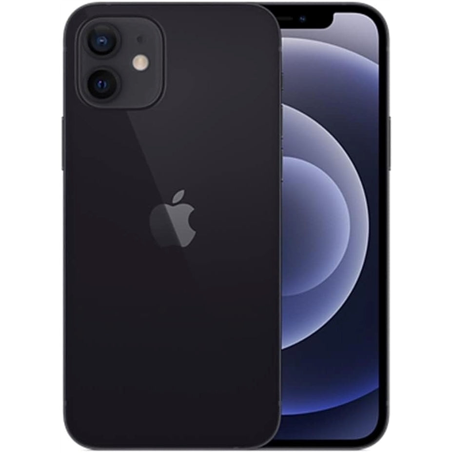 Apple iPhone 12 Mini 256GB 5.4" 5G Fully Unlocked, Black (Refurbished - Fair)
