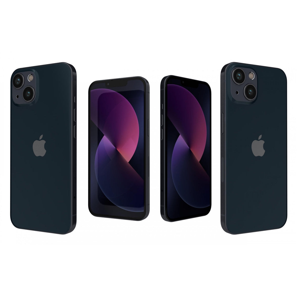 Apple iPhone 13 128GB 6.1" 5G Fully Unlocked, Midnight (Refurbished - Premium)
