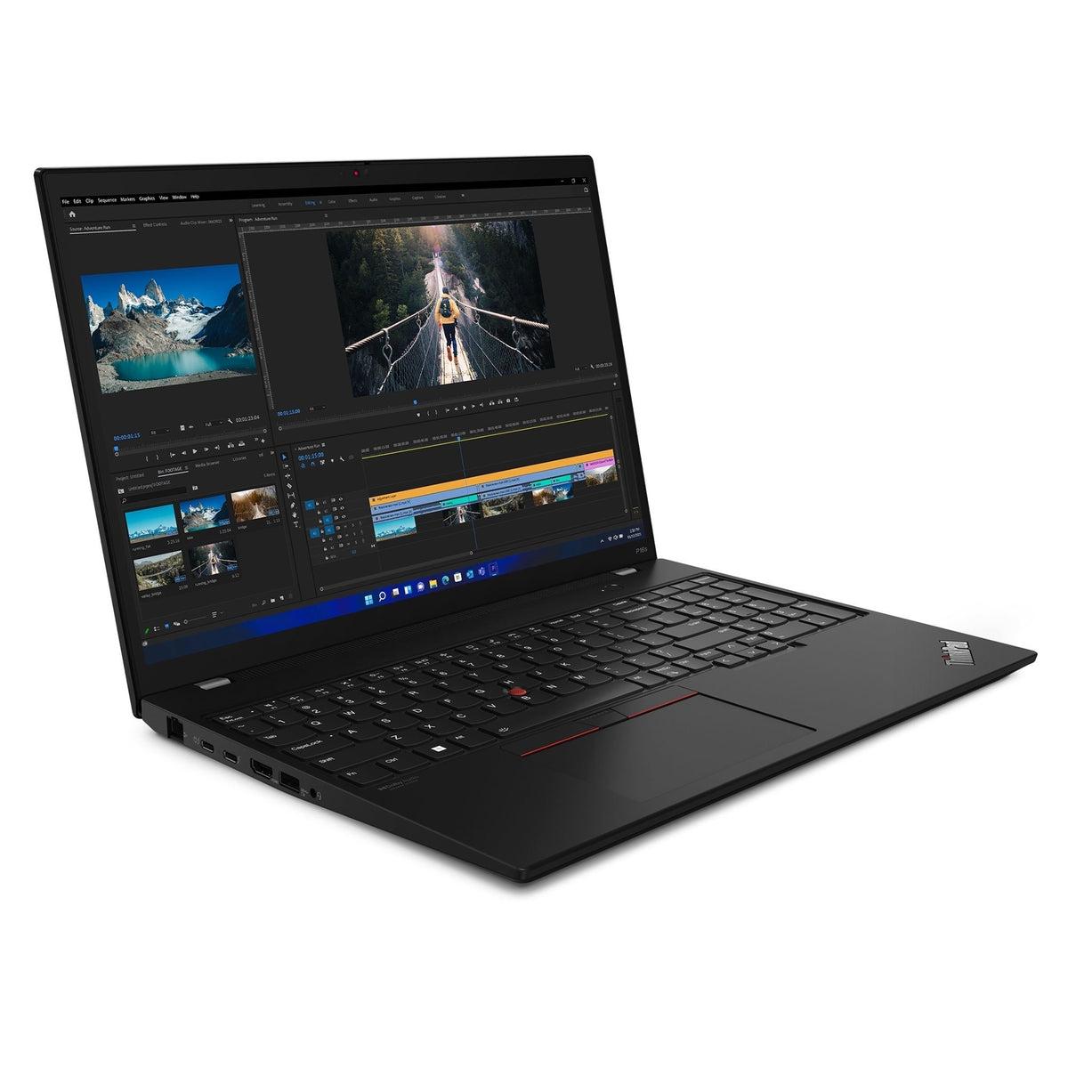 Lenovo ThinkPad P16S Gen 1 16" 16GB 512GB SSD Core™ i7-1280P 3.3GHz WIN11P, BLACK (Refurbished - Fair)