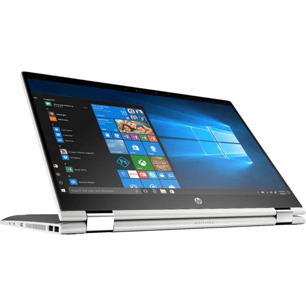 HP Pavilion x360 14M-CD0001DX 14" Touch 8GB 256GB SSD Core™ i3-8130U 2.2GHz WIN11H, Silver (Refurbished - Fair)