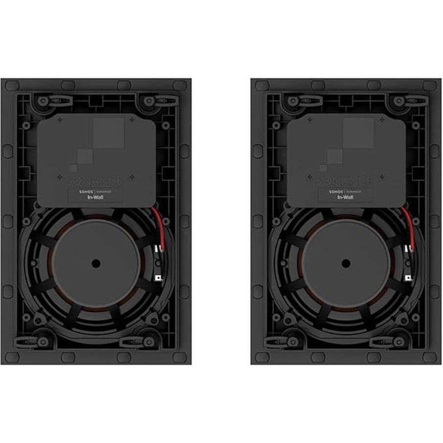 Sonos - Architectural 6-1/2" Passive 2-Way In-Wall Speakers (Pair) - White (New, Open Box)