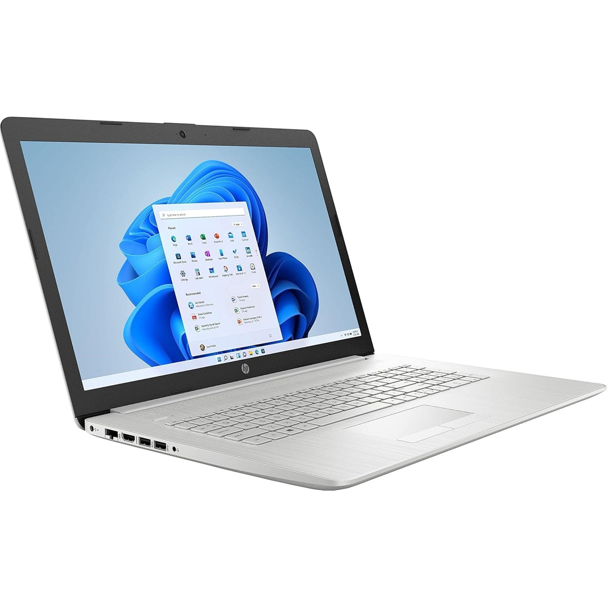HP 17-BY0004CY 17.3" 16GB 256GB SSD Intel Core™ I3-8130U 2.2GHz Win11H, Natural Silver (Refurbished - Fair)