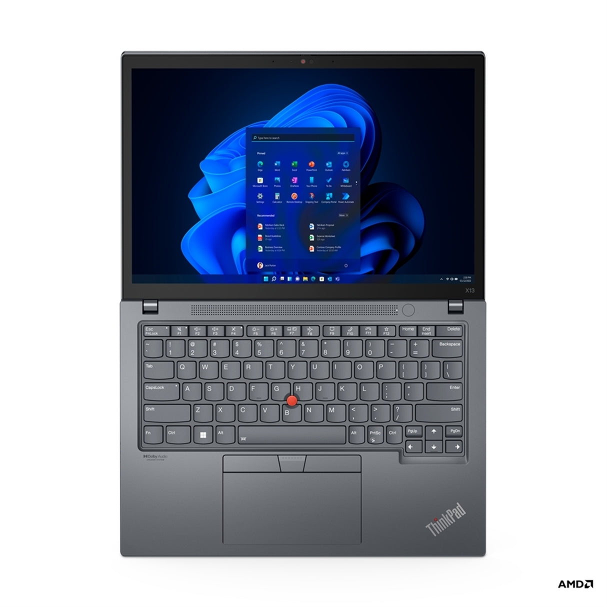 Lenovo ThinkPad X13 Gen 3 13.3" 16GB 256GB SSD Core™ i7-1260P 3.4GHz WIN11P, Dark Gray (Refurbished - Fair)