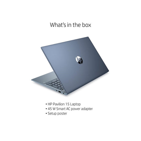 HP Pavilion 15-EH1070WM 15.6" Touch 8GB 512GB SSD AMD Ryzen™ 7 5700U 4.3GHz WIN11H, Blue (Refurbished - Fair)