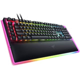 Razer BlackWidow V4 Pro Mechanical Gaming Keyboard - Full Size - Green Clicky Switches - Black (New)