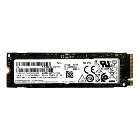 Samsung PM9A1 MZ-VL21T100 1TB PCIe 4.0 NVMe 2280 Solid State Drive (Refurbished - Excellent)