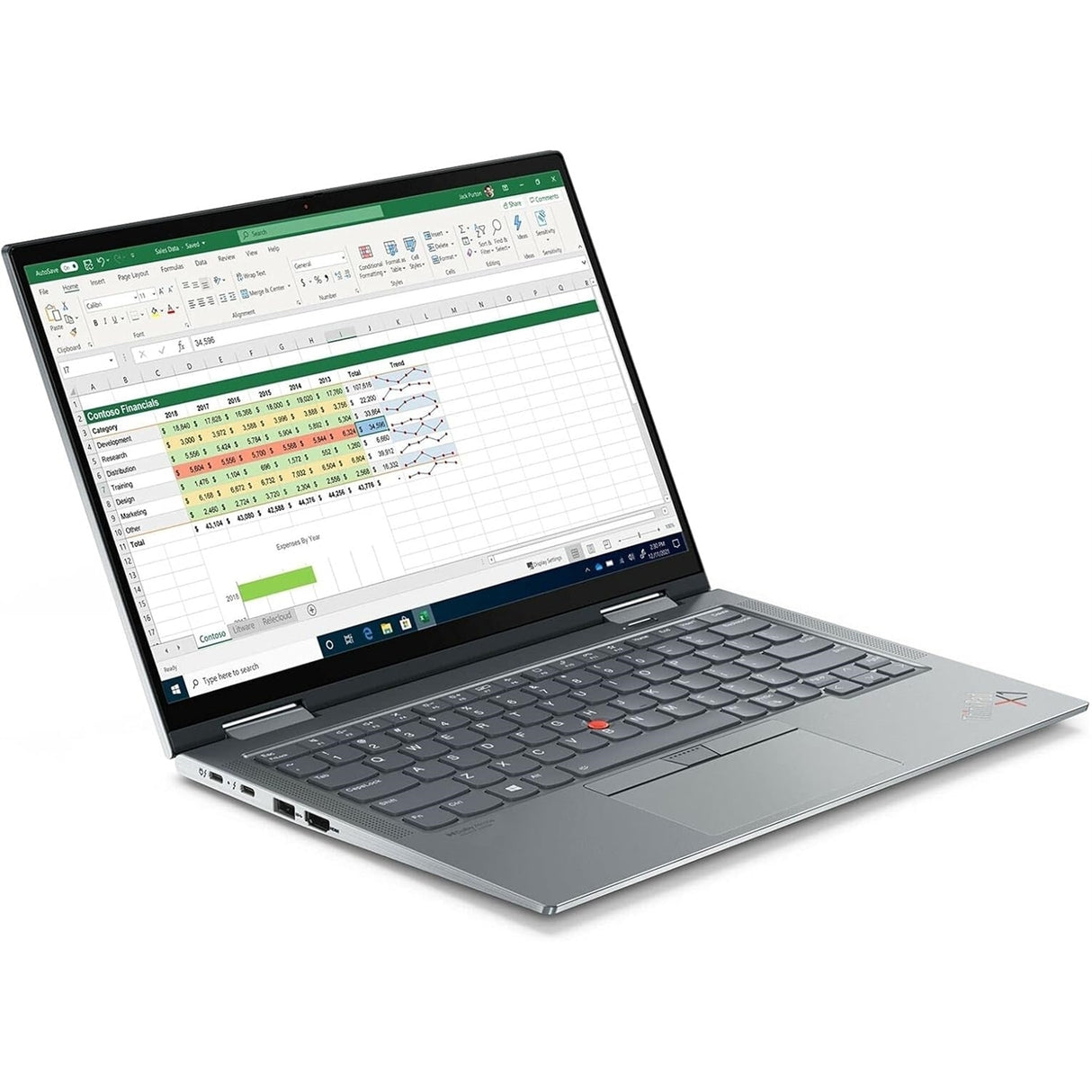 Lenovo Thinkpad X1 Yoga Gen 6 14" 16GB 256GB SSD Apple M1 Pro 3.2GHz WIN11H, Storm Gray (Refurbished - Very Good)