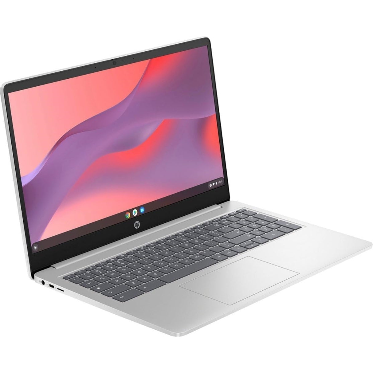 HP Chromebook 15A-NB0013DX 15.6" 8GB 64GB eMMC Intel Processor N200 1.10GHz ChromeOS, Natural Silver (Refurbished - Excellent)