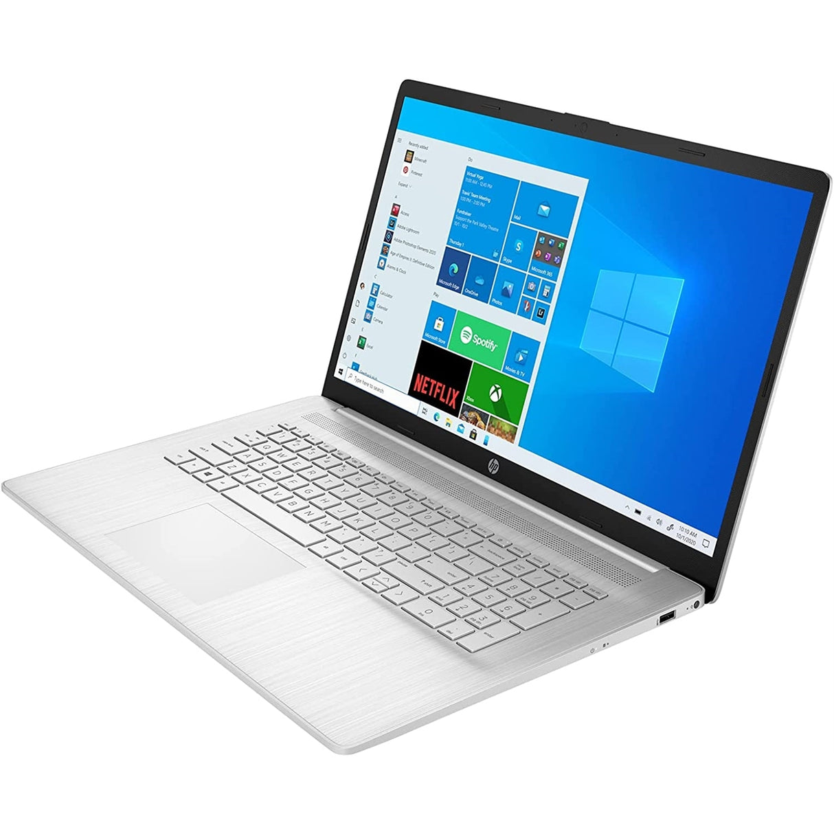 HP 17T-CN000 17.3" 16GB 256GB SSD Core™ i7-1165G7 1.2GHz WIN11H, Natural Silver (Refurbished - Excellent)