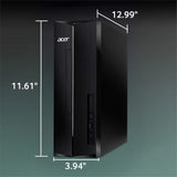 Acer Aspire XC-1715 SFF (8GB, 512GB SSD, Intel Processor N150) Win11P, Black (Refurbished - Excellent)