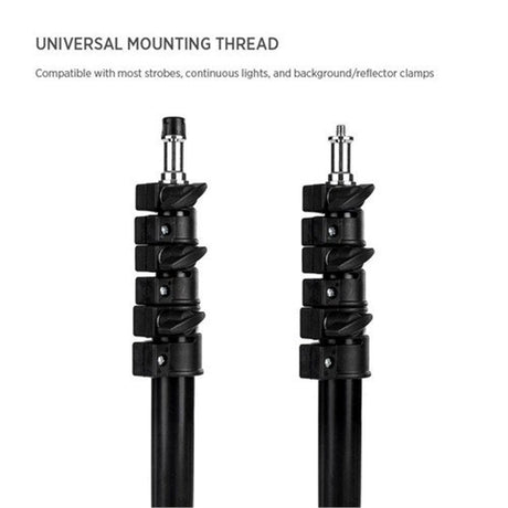 Fovitec 2-Stand Kit with Carrying Bag (7.6') (New)