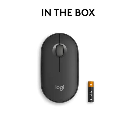 Logitech - Pebble Mouse 2 M350s Slim Lightweight Bluetooth Mouse (New)