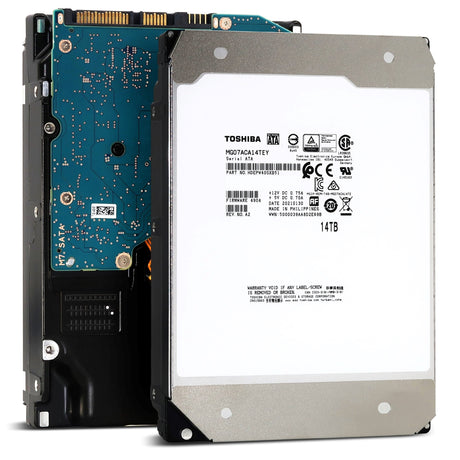 Toshiba MG Series 14TB 3.5" SATA Enterprise Hard Drive, 7200RPM (MG07ACA14TEY) (Refurbished - Very Good)