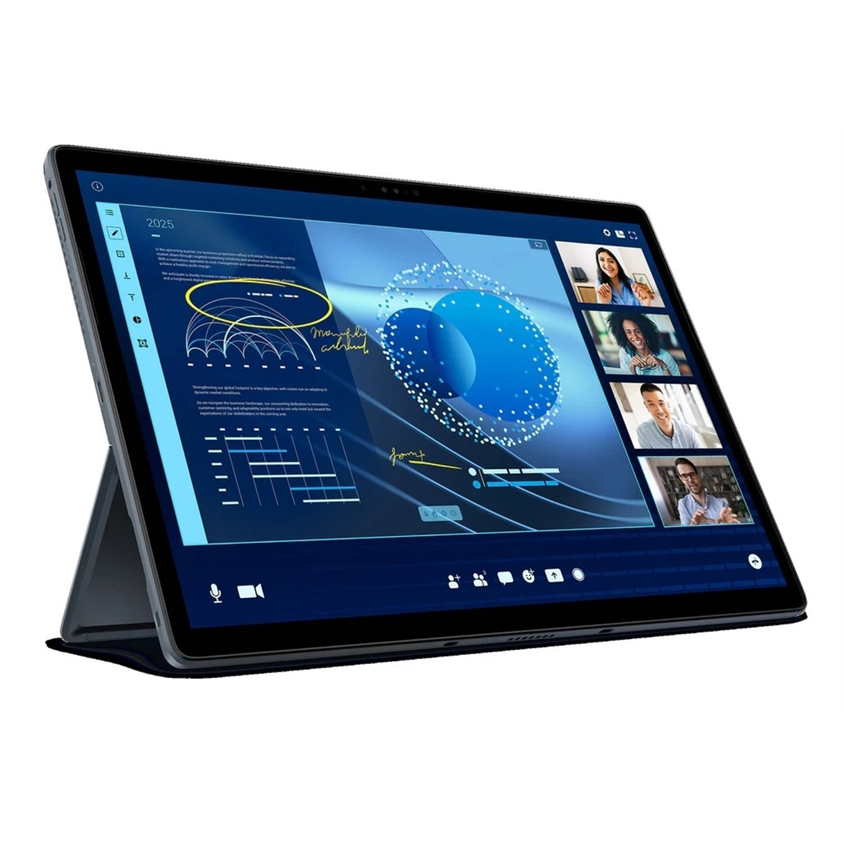 Dell Latitude 7350 Detachable 13" (32GB, 256GB SSD, Ultra 7 164U) Win11P, Slate Blue (Refurbished - Very Good)