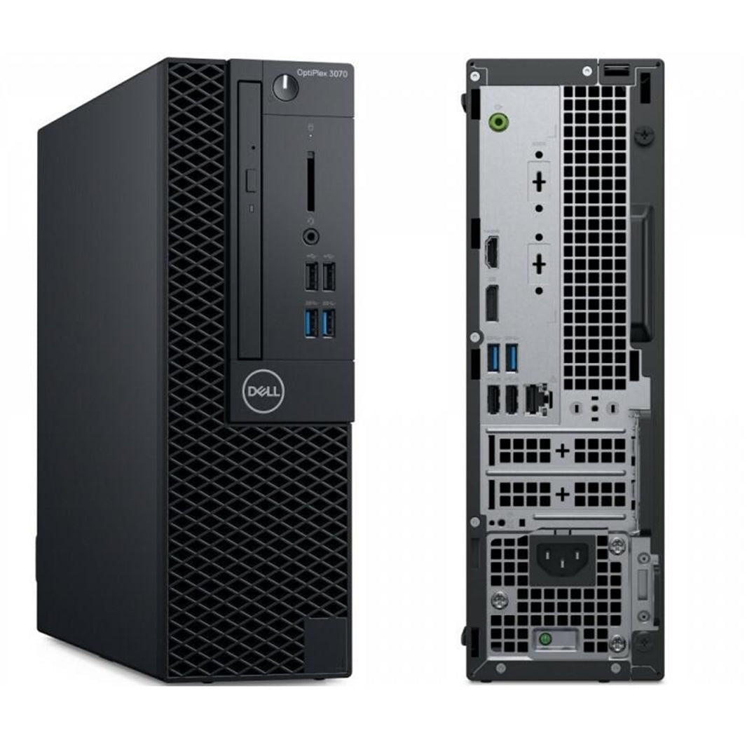 Dell Optiplex 3070 SFF 16GB 256GB SSD Core™ i5-9500T 2.2GHz WIN11P, BLACK (Refurbished - Fair)