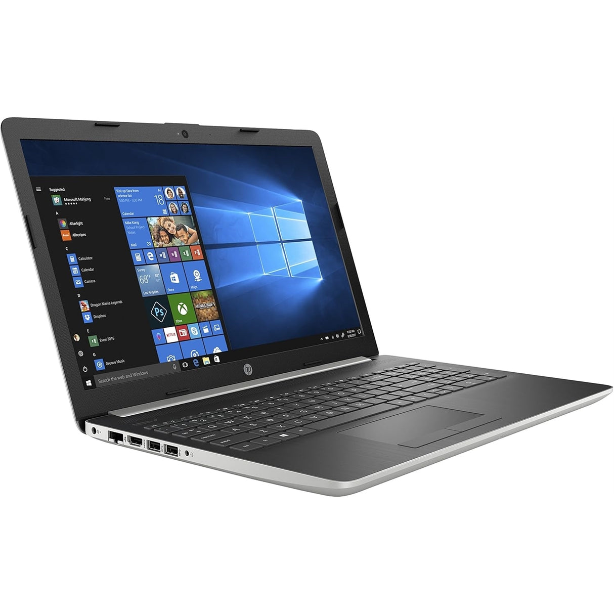 HP Pavilion x360 15-CR0055OD 15.6" Touch 8GB 256GB SSD Core™ i5-8250U 1.8GHz WIN11H, Silver (Refurbished - Fair)
