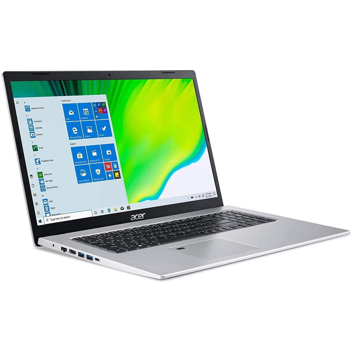 Acer Aspire 5 A517-52 17.3" 12GB 512GB SSD Core™ i5-1135G7 2.4GHz WIN11H, Pure Silver (Refurbished - Fair)