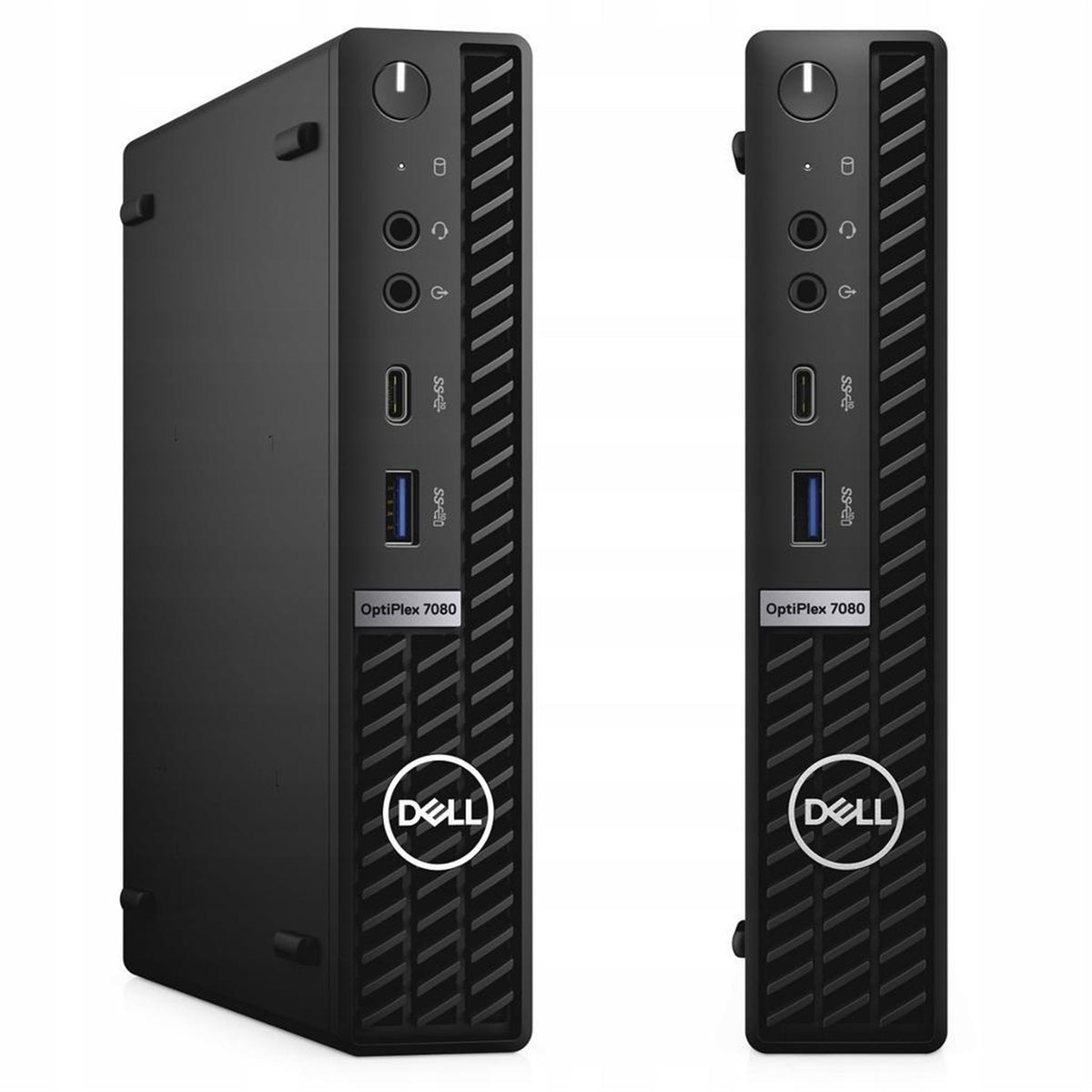 Dell Optiplex 7080 MicroTower 16GB 256GB SSD Core™ i7-10700 2.9GHz WIN11P, BLACK (Refurbished - Fair)