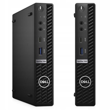 Dell Optiplex 7080 MicroTower 16GB 256GB SSD Core™ i7-10700 2.9GHz WIN11P, BLACK (Refurbished - Fair)