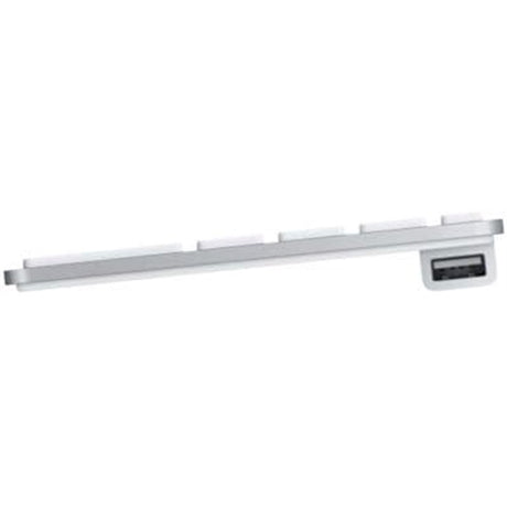 Apple Wired Keyboard with Numeric Keypad (A1243) Integrated 2-Port USB Hub (Refurbished - Excellent)