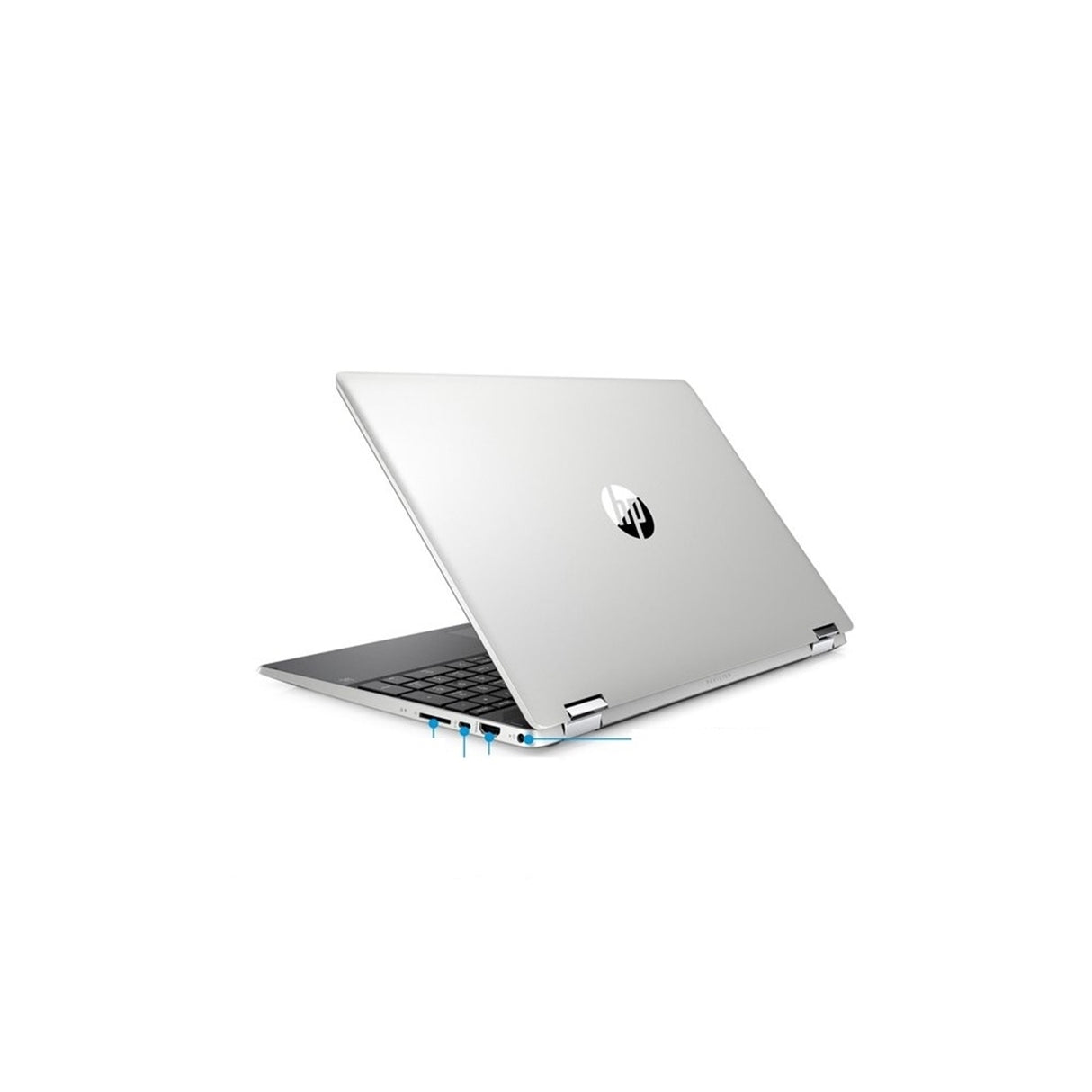 HP Pavilion x360 15-DQ1071CL 15.6" Touch 16GB 256GB SSD Core™ i5-10210U 1.6GHz WIN11H, Silver (Refurbished - Excellent)