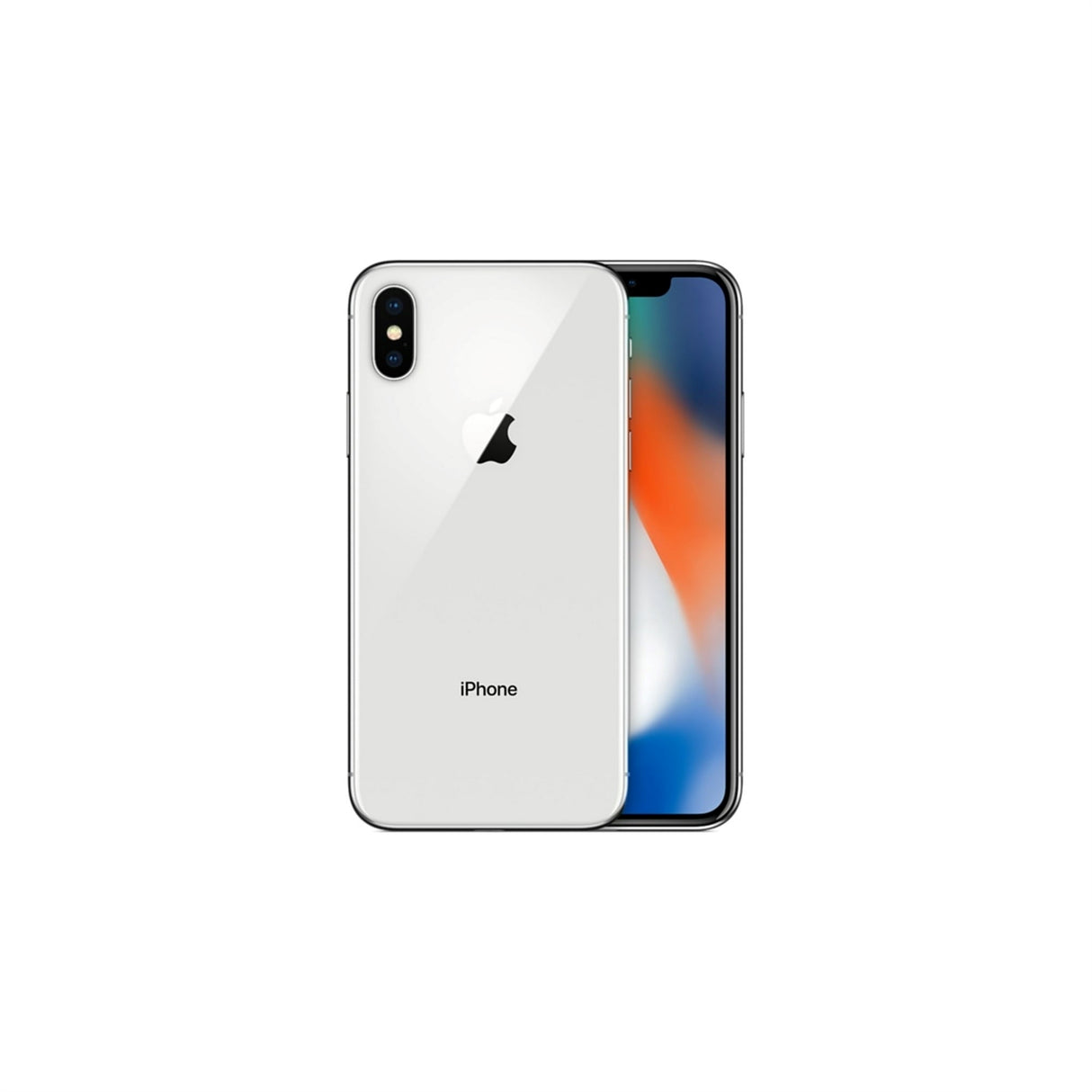 Apple iPhone X 64GB 5.8" 4G LTE Unlocked, Silver (Refurbished - Very Good)