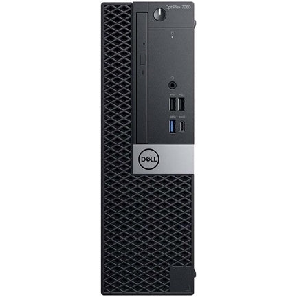 Dell Optiplex 7060 SFF 8GB 512GB SSD Core™ i7-8700 3.2GHz WIN11P, BLACK (Refurbished - Excellent)