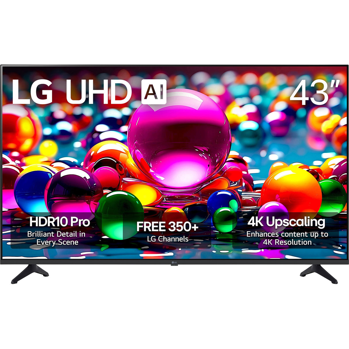 LG - 43” Class UA77 Series LED AI 4K UHD Smart webOS TV (2025) (Refurbished - Excellent)