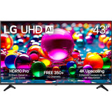 LG - 43” Class UA77 Series LED AI 4K UHD Smart webOS TV (2025) (Refurbished - Excellent)
