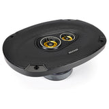 KICKER - CS Series 6" x 9" 3-Way Car Speakers with Polypropylene Cones (Pair) - Yellow/Black (New, Open Box)