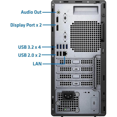 Dell Optiplex 5090 Tower (16GB, 256GB SSD, i5-10505) Win11P, Black (Refurbished - Very Good)