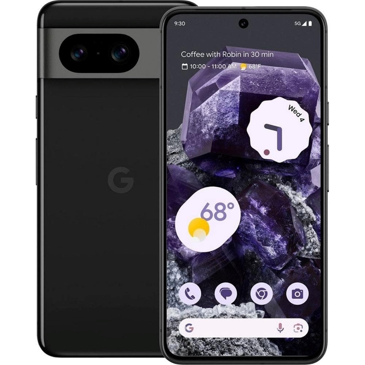 Google Pixel 8 128GB 6.2" - 5G AT&T, Obsidian (Refurbished - Fair)