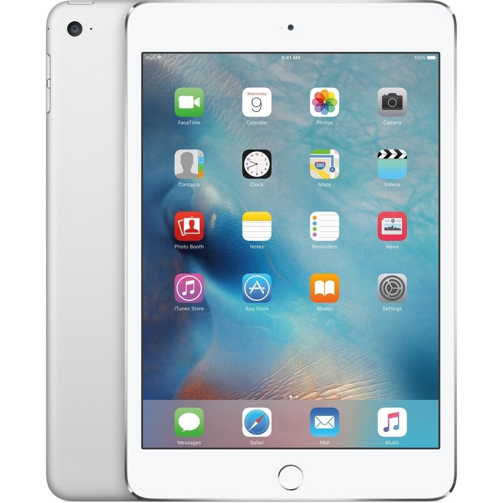 Apple iPad Mini 4 7.9" - 128GB, WiFi, Silver (Refurbished - Excellent)