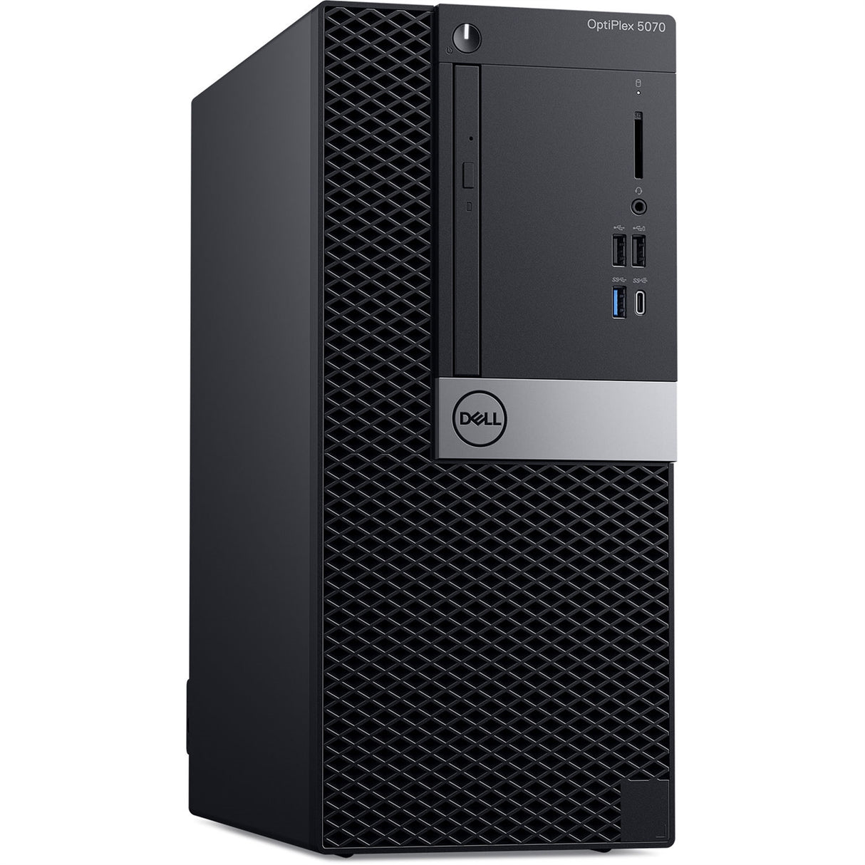 Dell Optiplex 5070 Tower (8GB, 256GB SSD, i7-9700 3GHz) Win11P, Black (Refurbished - Premium)