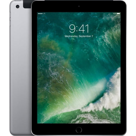 Apple iPad 5th Gen 9.7" - 128GB, 4G LTE Unlocked, Space Gray (Refurbished - Fair)