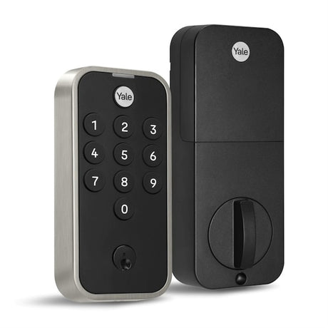 Yale Code Satin Nickel Keypad Electronic Deadbolt Lock (New)