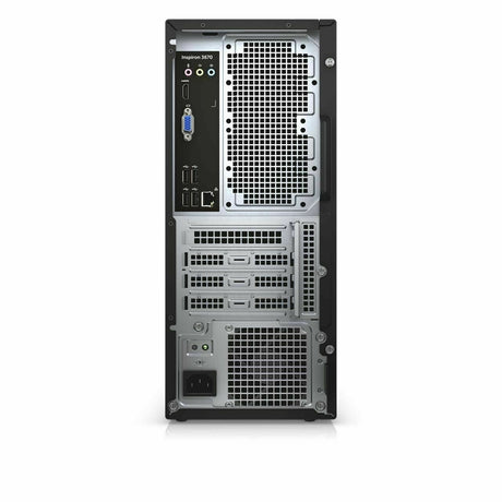 Dell Inspiron 3671 Tower (8GB, 256GB SSD, i5-9400 2.9GHz) Win11H, Black (Refurbished - Very Good)