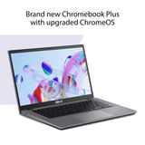 Asus Chromebook Plus CX34 CX3402CV 14" 16GB 512GB SSD Core™ 7 150U 1.8GHz ChromeOS, Storm Gray (Refurbished - Fair)