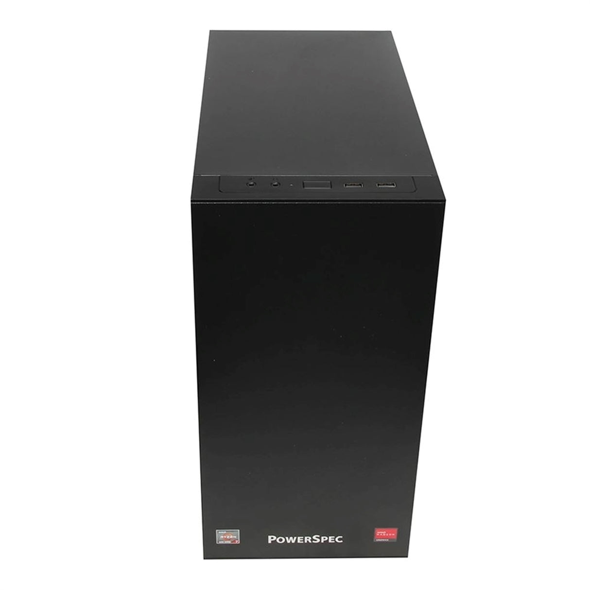 PowerSpec B734 Tower (8GB, 256GB SSD, Ryzen 7 5700G 3.80GHz) Win11P, Black (Refurbished - Very Good)