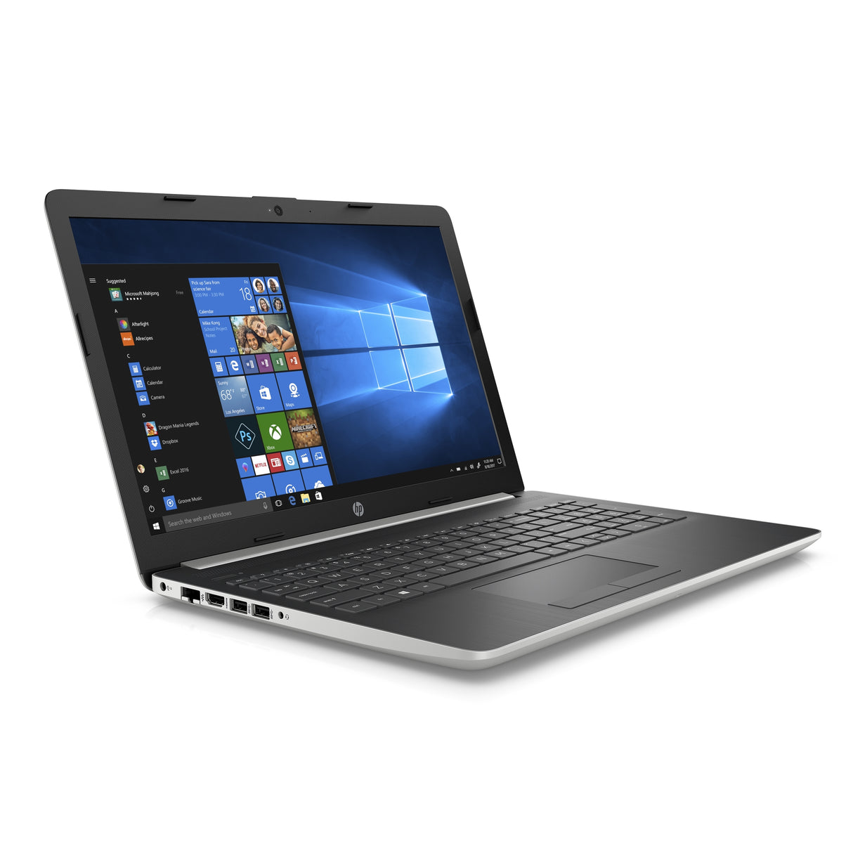 HP 15-DA0012DX 15.6" 16GB 512GB SSD Core™ i3-8130U 2.2GHz WIN11H, Natural Silver (Refurbished - Fair)