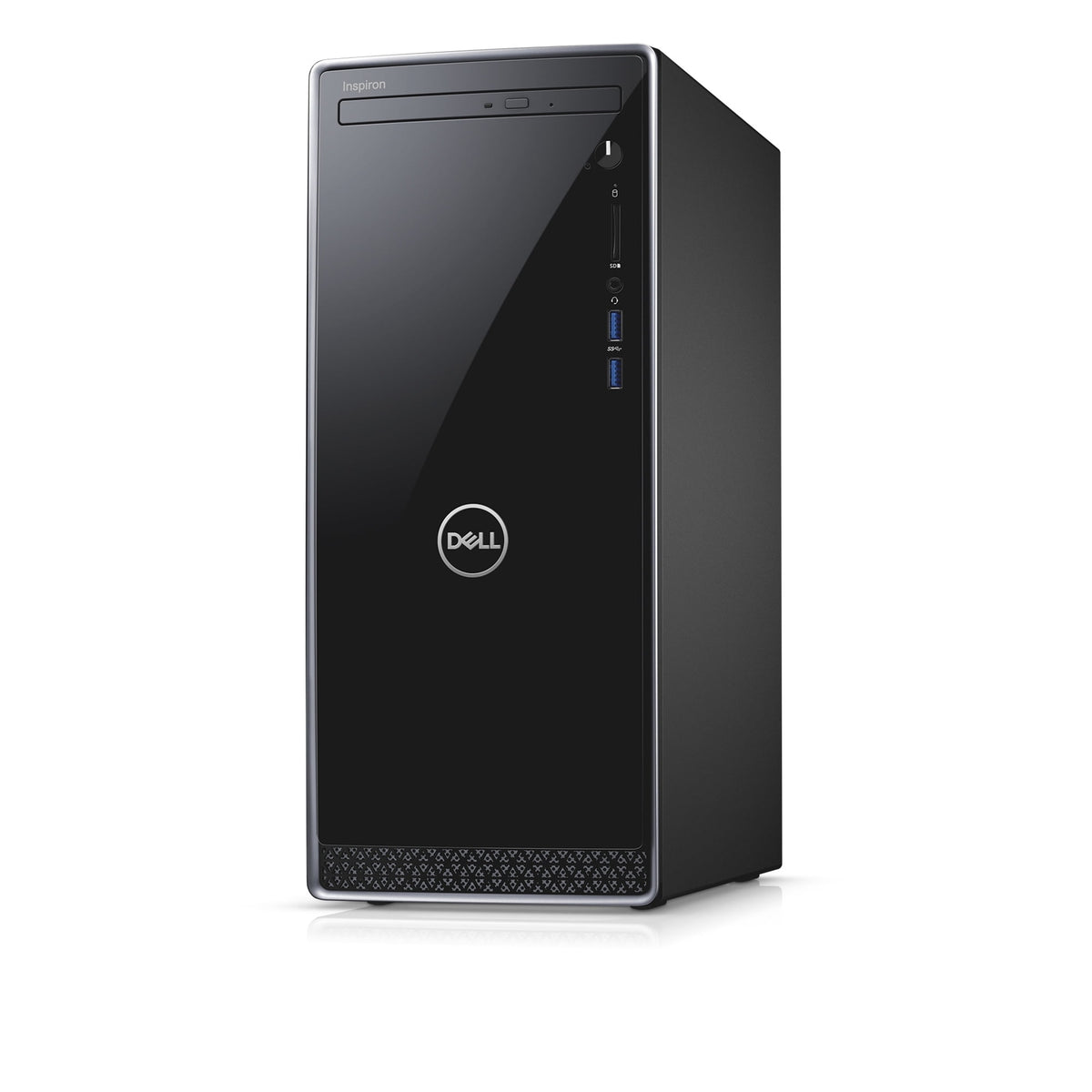 Dell Inspiron 3670 Tower 8GB 512GB SSD Core™ i3-8100 3.6GHz WIN11H, BLACK (Refurbished - Fair)