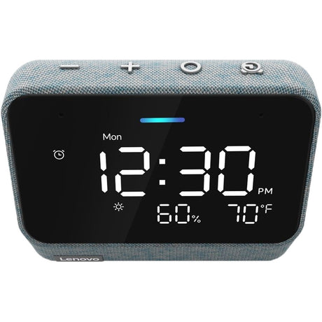 Lenovo Smart Clock Essential With Alexa, Misty Blue (New)