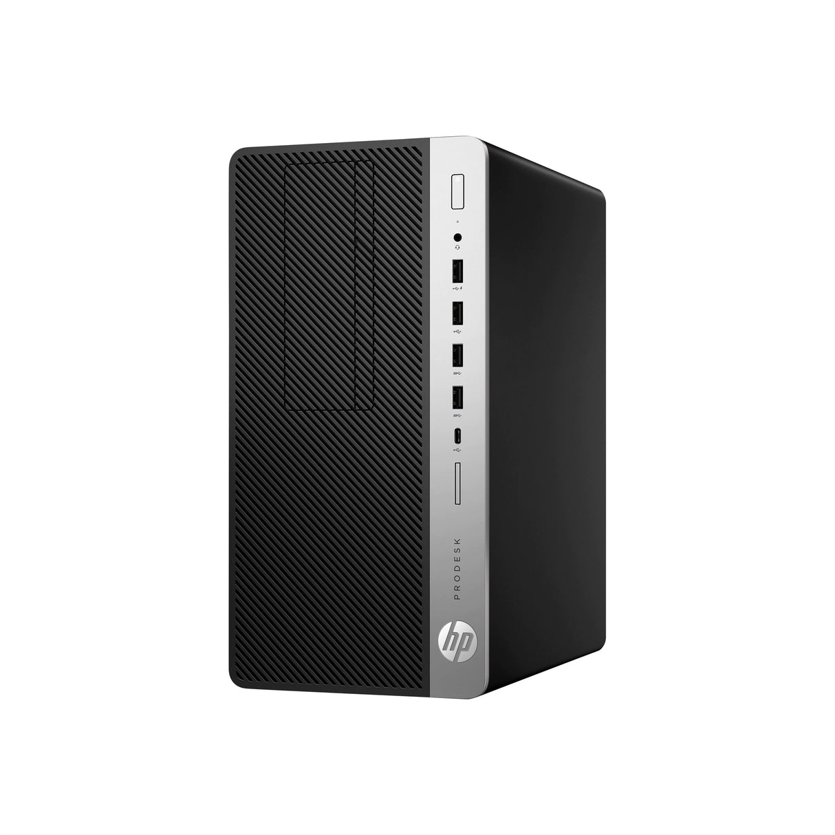 HP ProDesk 600 G5 MicroTower (8GB, 256GB SSD, i5-9500 3GHz) Win11P, Black (Refurbished - Very Good)