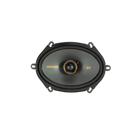KICKER - KS Series 6" x 8" 2-Way Car Speakers with Polypropylene Cones (Pair) - Black (New, Open Box)