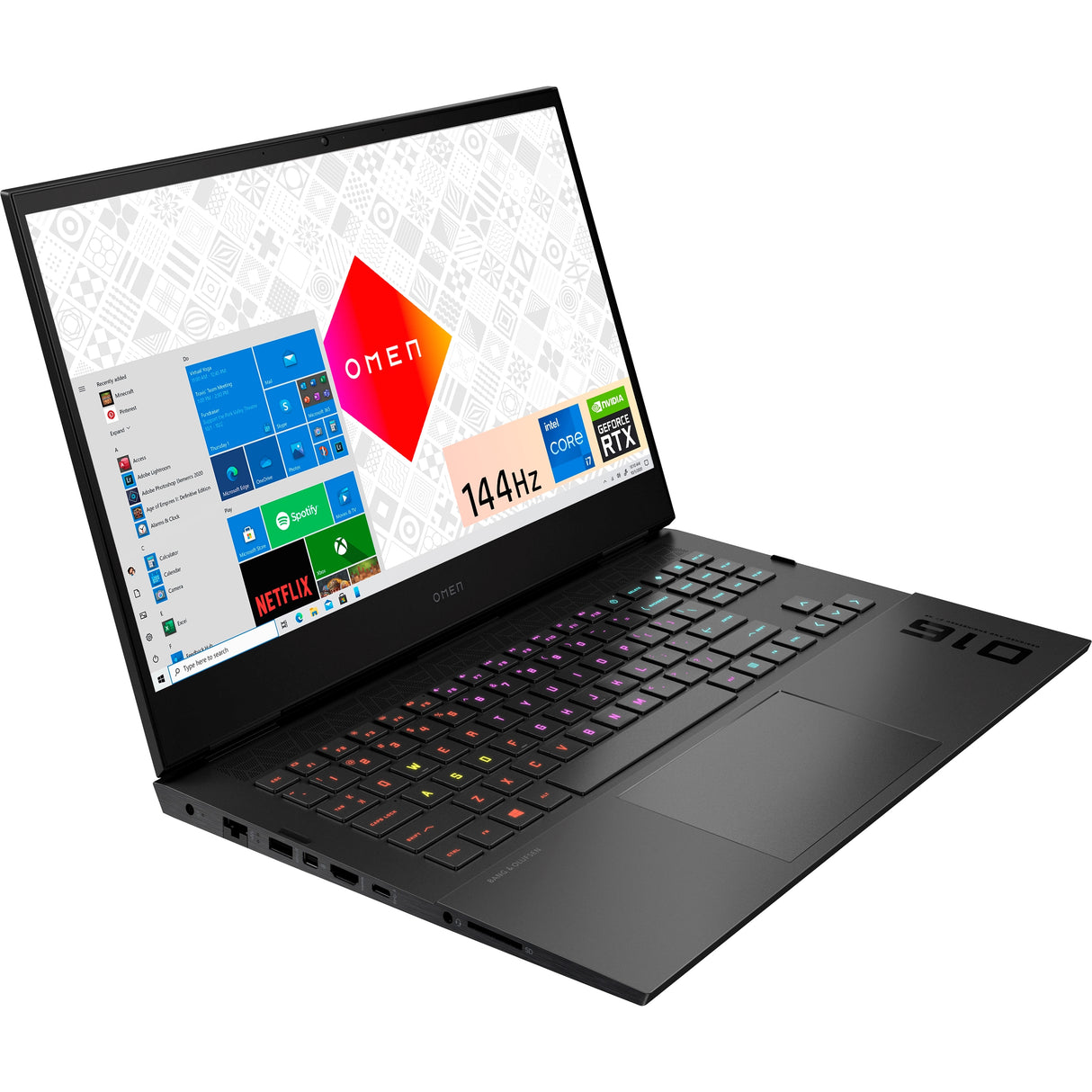 HP OMEN 16-C0011DX 16.1" 32GB 1TB SSD AMD Ryzen™ 7 5800H 3.2GHz Win11H, Shadow Black (Refurbished - Fair)