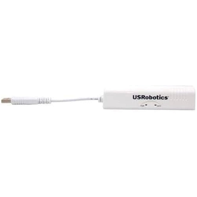 U.S. Robotics USR5637 56K USB Controller Dial-Up External Fax Modem with Voice (New)