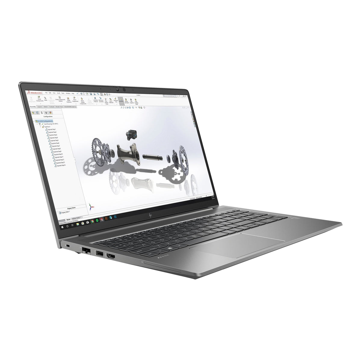 HP Zbook Power G7 15.6" 16GB 512GB SSD Core™ i7-10750H 2.6GHz WIN11P, Natural Silver (Refurbished - Very Good)