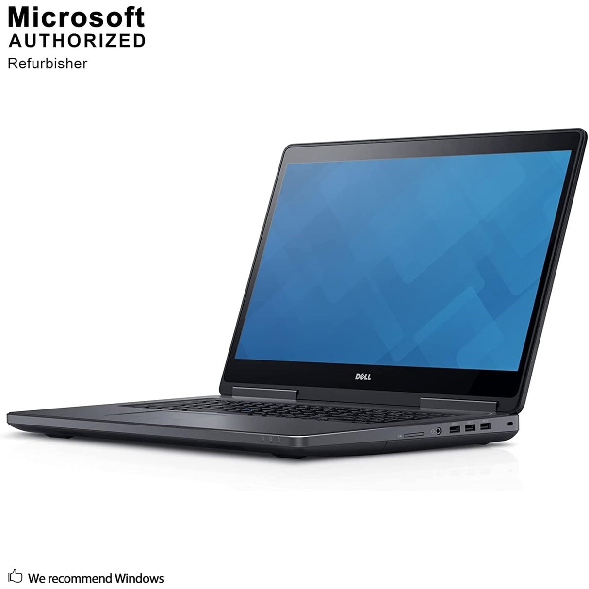 Dell Precision 7710 17.3" 32GB 256GB SSD Xeon® E3-1505M v5 2.8GHz WIN11P, Gray (Refurbished - Fair)